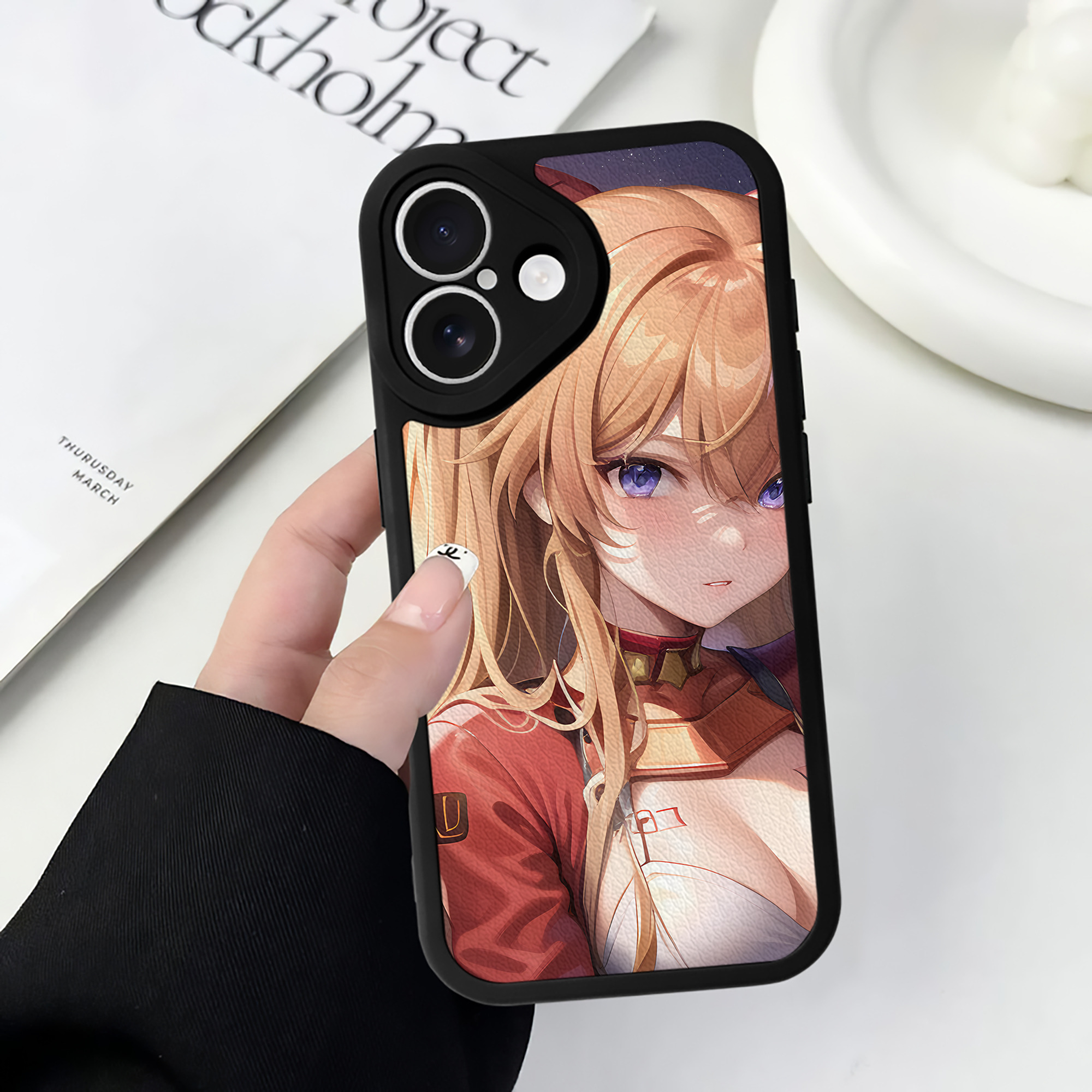 （画像用） EVA 新世紀エヴァンゲリオン 【iPhone 16シリーズ対応】シリコンスマホケース（レザー調） 材質：シリコン